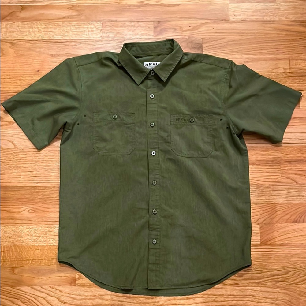 Orvis Tech Button Down Shirt Short Sleeve